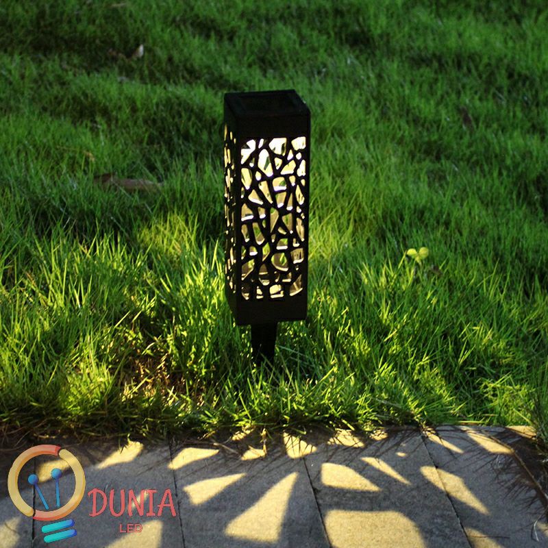 Lampu Solar Taman Panjang Kotak / Lampu Taman Tancap Model Minimalis Outdoor