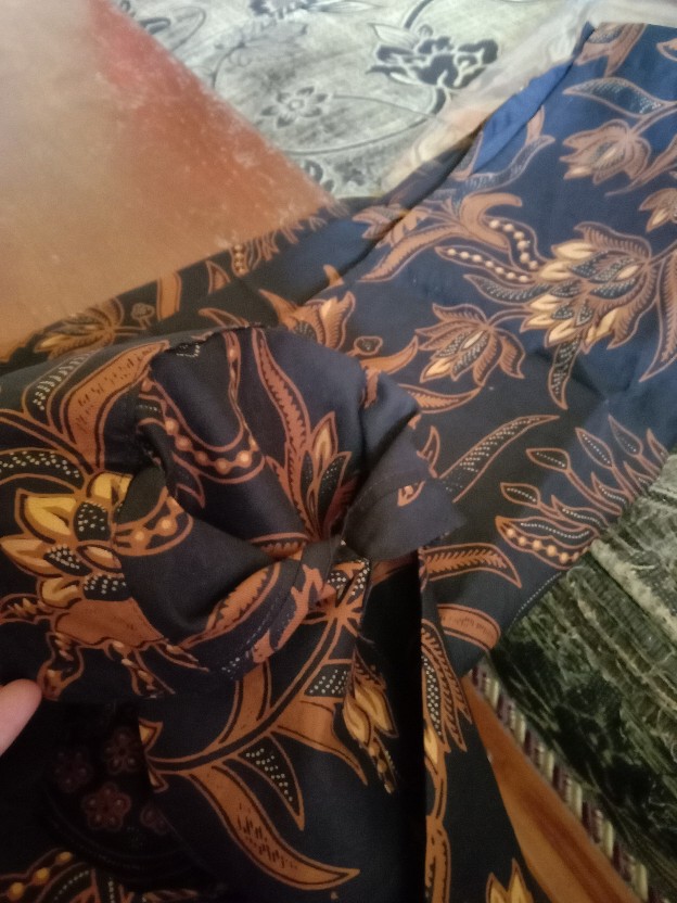 Peksi Semulur Sogan Kemeja Batik Pria Katun Primisima Full Furing