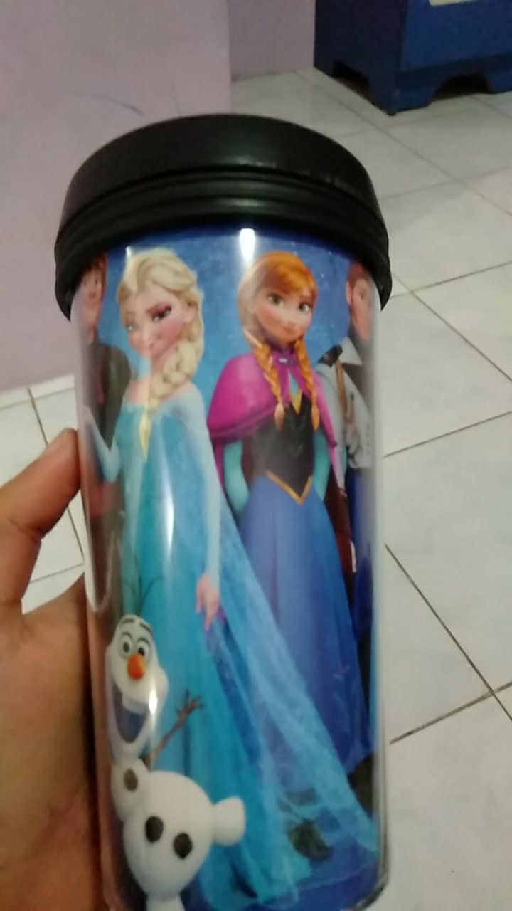 Disney Frozen Tumbler Elsa Anna Olaf Sven / Botol Minum / Tumbler Minum / Tumbler Lucu