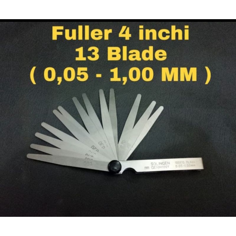 Fuller Gauge puler klep Feeler gauge Pengukur Klep Feeler Guage 13 pcs