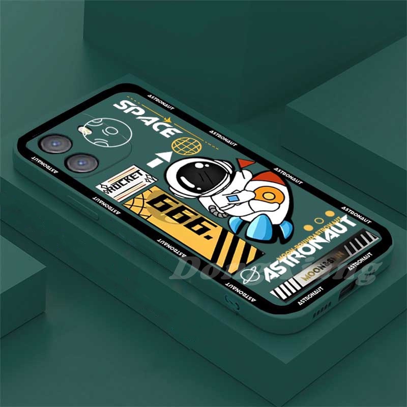 Case Bahan TPU Desain Roket Luar Angkasa Untuk Huawei Y7A Y6 Pro 2019 Y6P P30 Lite Nova 3i 5t 7i Y6P 2020 Y9S Y9 2019 Y9 Prime