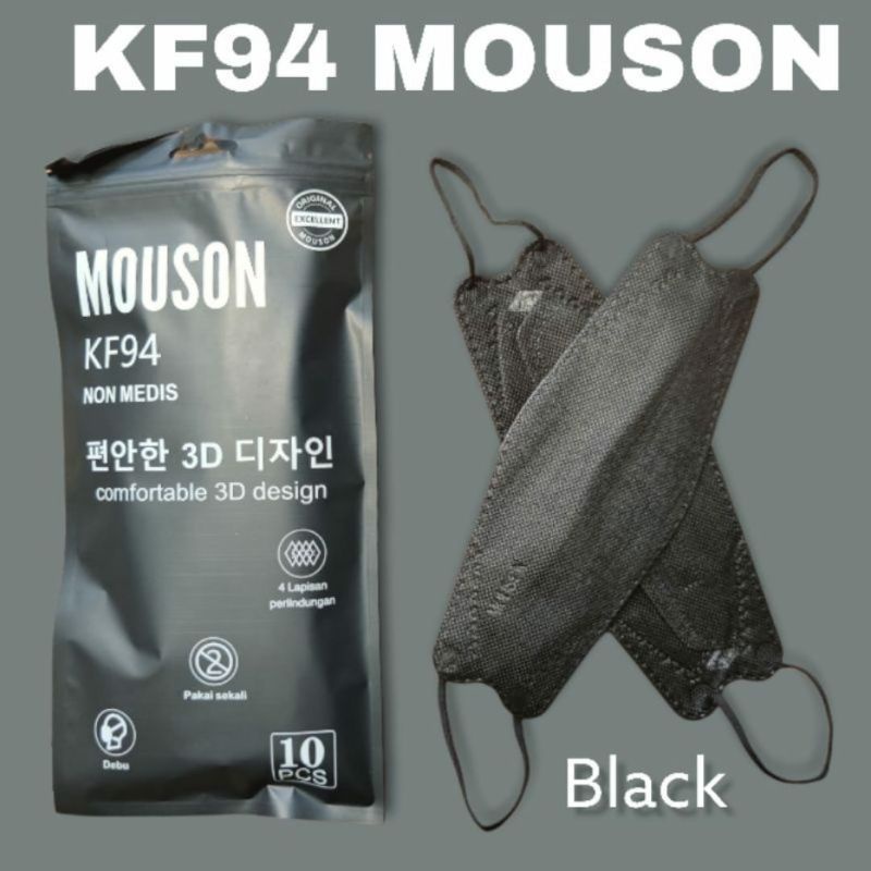 Masker KF94 Mouson Warna isi 10pcs Best Quality SEMARANG