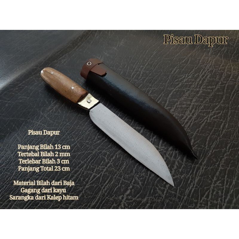 Pisau Dapur Baja kecil / Pisau Serbaguna