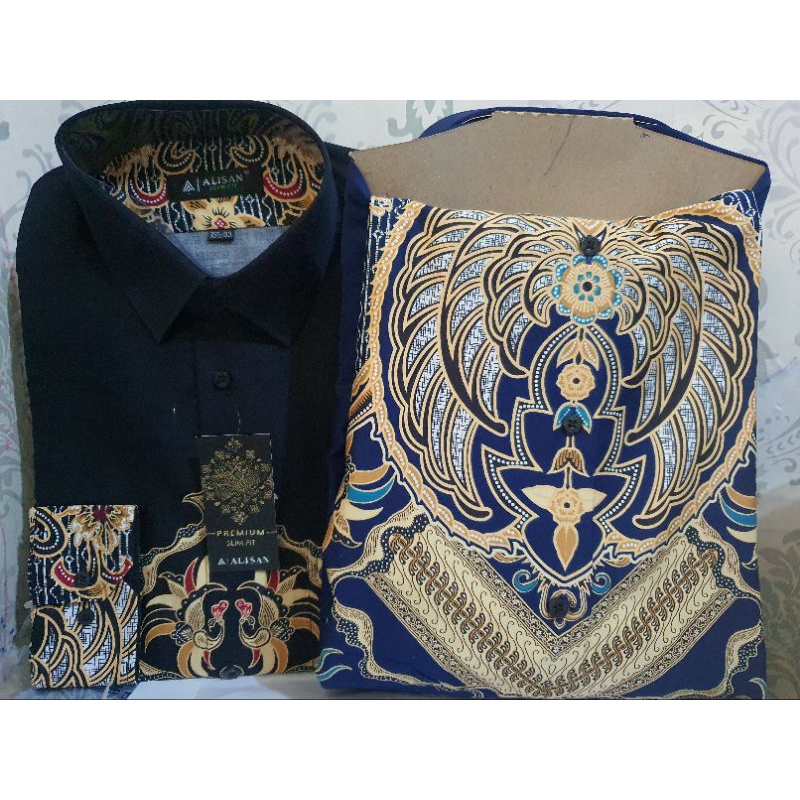 Kemeja Alisan Batik PREMIUM Slimfit Tangan Panjang