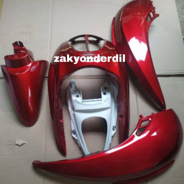 Full body halus scoopy karbu (merah marun)