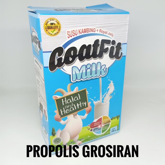 

fe20011vv Goatfit Milk Susu Kambing Etawa Plus Royal Jelly Xa201As