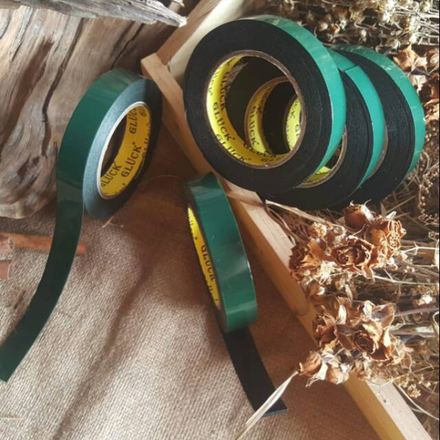 

Doubletape Double Tape Foam hijau GLUCK 45mm x5 meter full