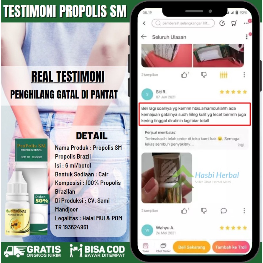Obat Tetes Bentol Bentol di Sertai Gatal di Selangakangan / Pantat / Bokong / Area Kelamin 100% Alam