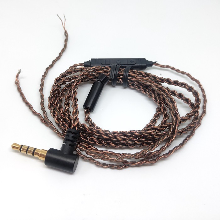 Jack L With Mic UE Braid OFC DIY Cable Replacement