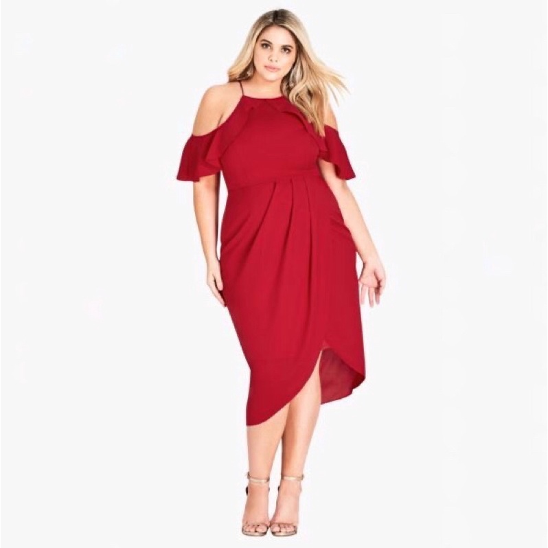 SANDRA DRESS - Dress pesta wanita sabrina dress off shoulder tanktop dress big size jumbo ukuran bes