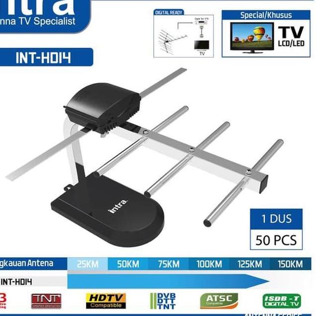 Antena TV Dalam Digital INTRA INT-HD14 Antena TV Indoor