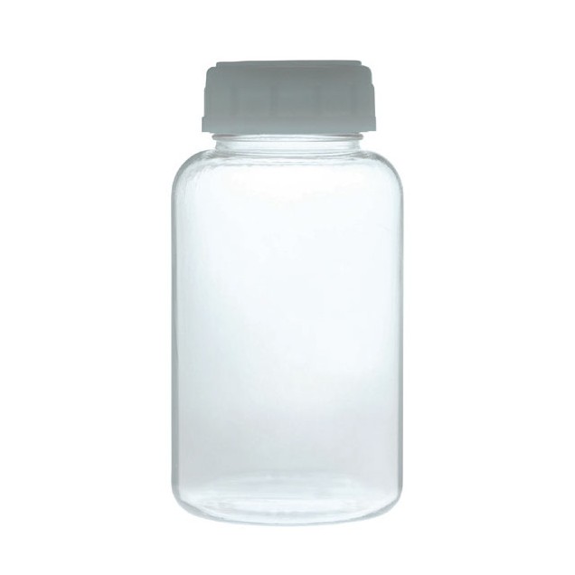 BOTOL PLASTIK 250mL. Wide Mouth. Bottle PC (Polycarbonate). NIKKO/AS-ONE
