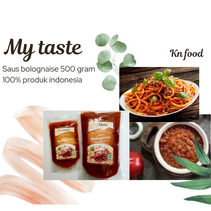

Saus Bolognaise My Taste 500gr Termurah Harga GROSIR Saus Spageti Bolognese