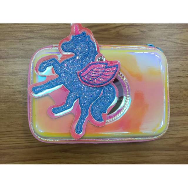 

Kotak pencil kuda pony kaca.