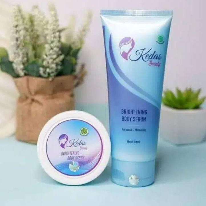 ➽ PAKET KEDAS BEAUTY ORIGINAL100%/BODY SERUM KEDAS BEAUTY/BODY SRUB KEDAS BEAUTY ☊