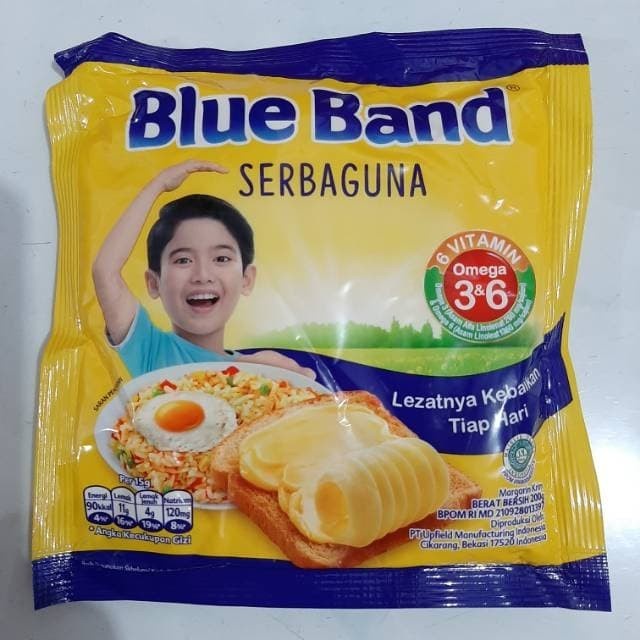 

Ee5041F10 Margarin Blue Band 200 G ( Serbaguna ). 6Gggdddv