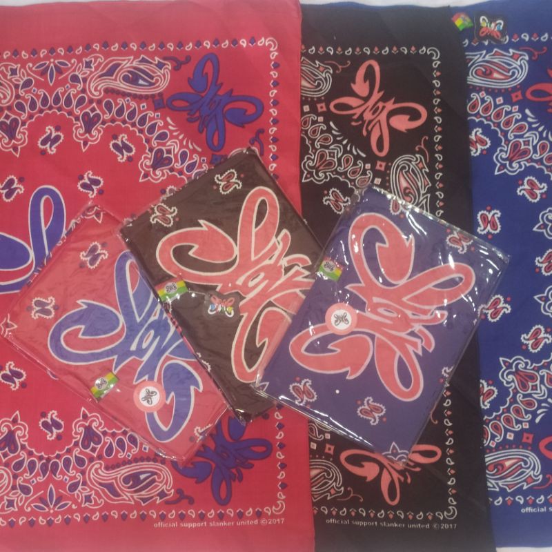 AKSESORIS FASHION BANDANA SLANKER UNITED-SYAL & SCRAF-SYAL FASHION-SLAYER SLANKERS-SLANKY-BISA COD