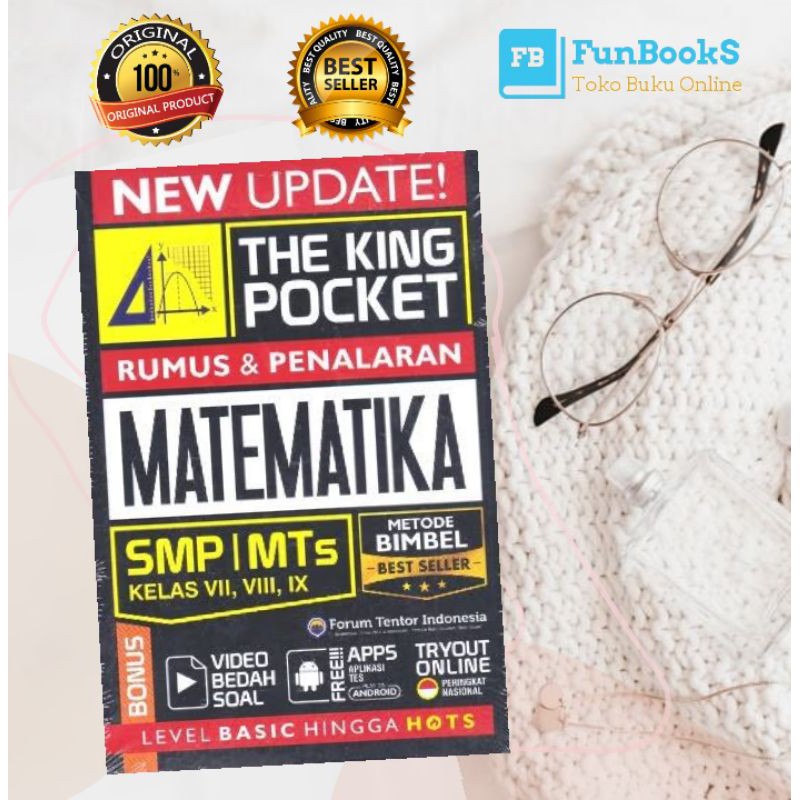 Buku matematika SMP!! New Update The King Pocket Matematika SMP-0