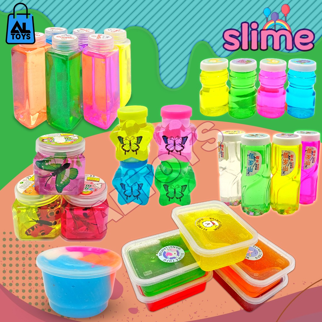 80GRAM MAINAN ANAK SLEM PLASTISIN JELLY Mainan Slime