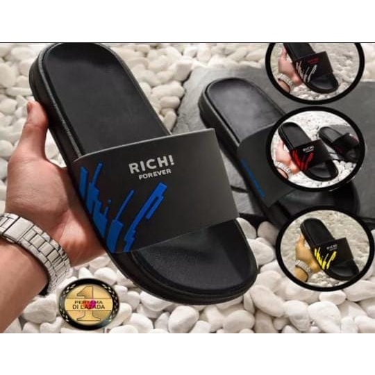 SANDAL SLIDE PRIA WANITA TERBARU RICHI FOREVER