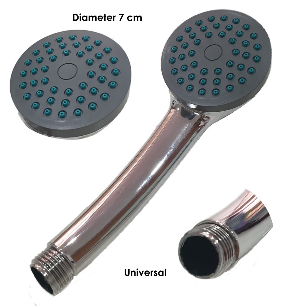 (SerbaSerbi)Murah Meriah Paket Hand shower Standart + Selang 150cm + Holder Braket Shower