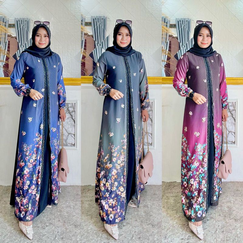ZULFA DRESS ABAYA HIKMAT KW