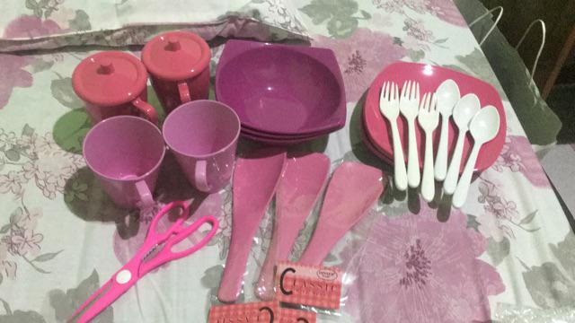 3 Pcs Centong Nasi Dinnerware - Pink