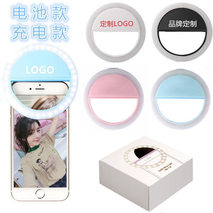 Clip On Selfie Ring Light / lampu selfie ring/ ring light selfie