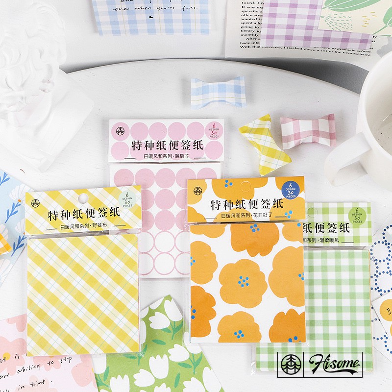 

HISOME SQUARE MEMO PAPER - WARM DAY SERIES