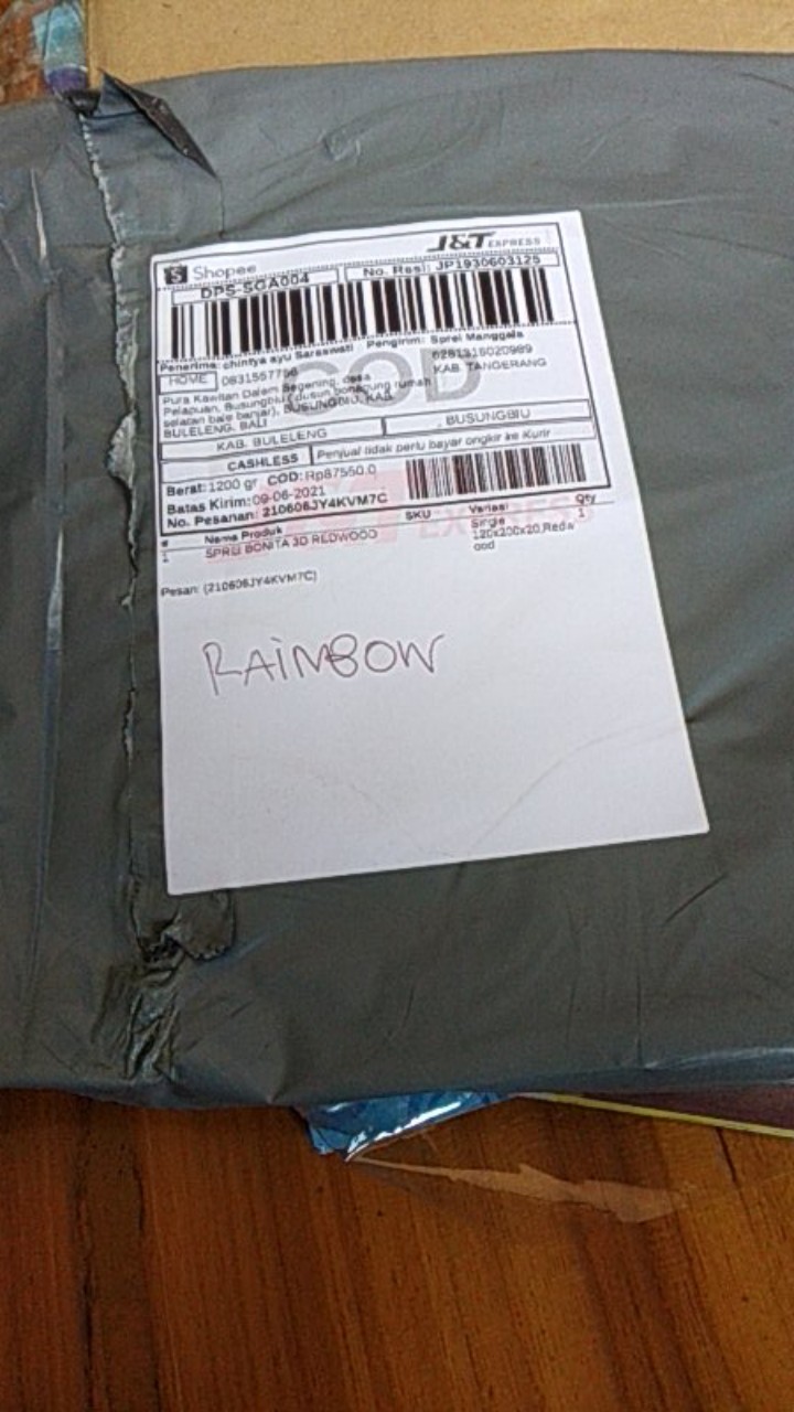 Sprei Bonita 3d Redwood