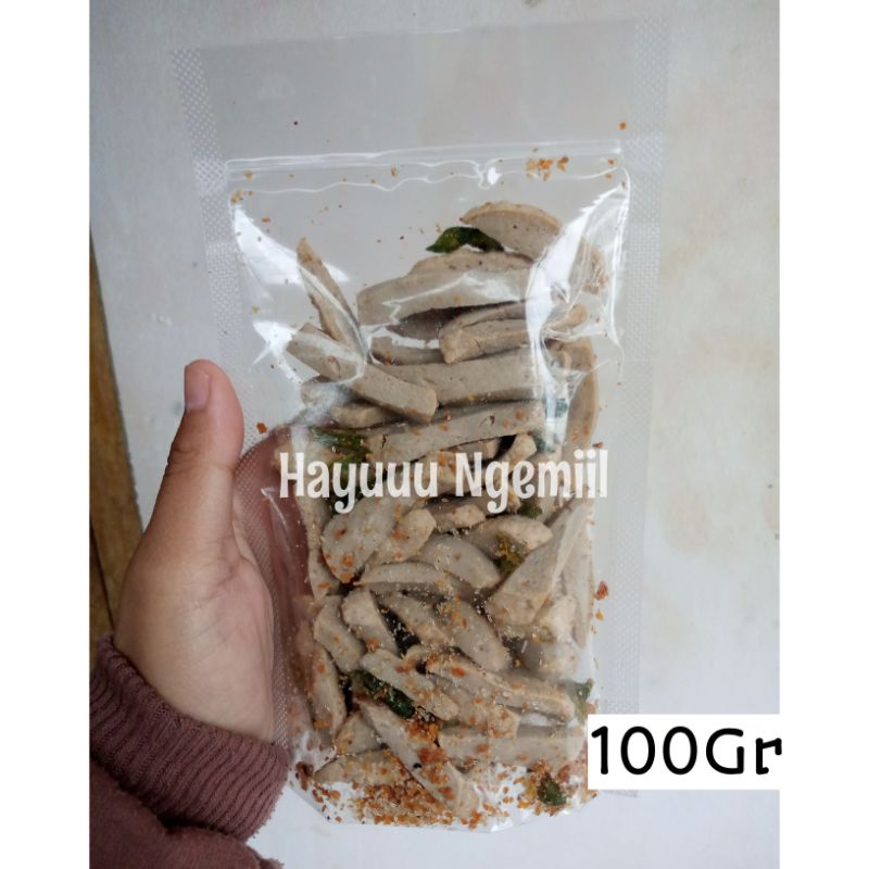 

Hayuuungemiil- COD BASRENG STIK/BASO IKAN GORENG STIK ORIGINAL 100GR/Basreng Daun Jeruk/Cemilan Pedas/Makanan Ringan