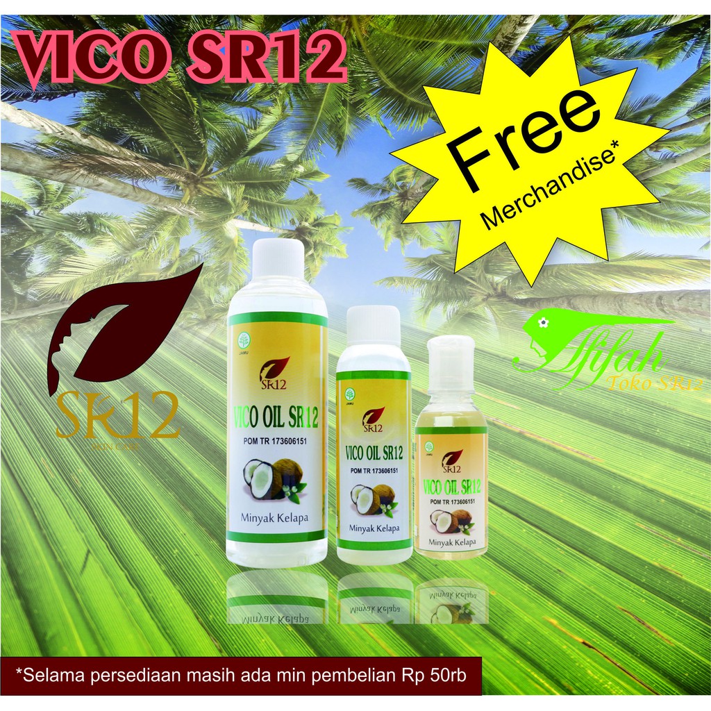 

Vico SR 12 ( Virgin coconut oil) 250 ml (Kemasan Baru)