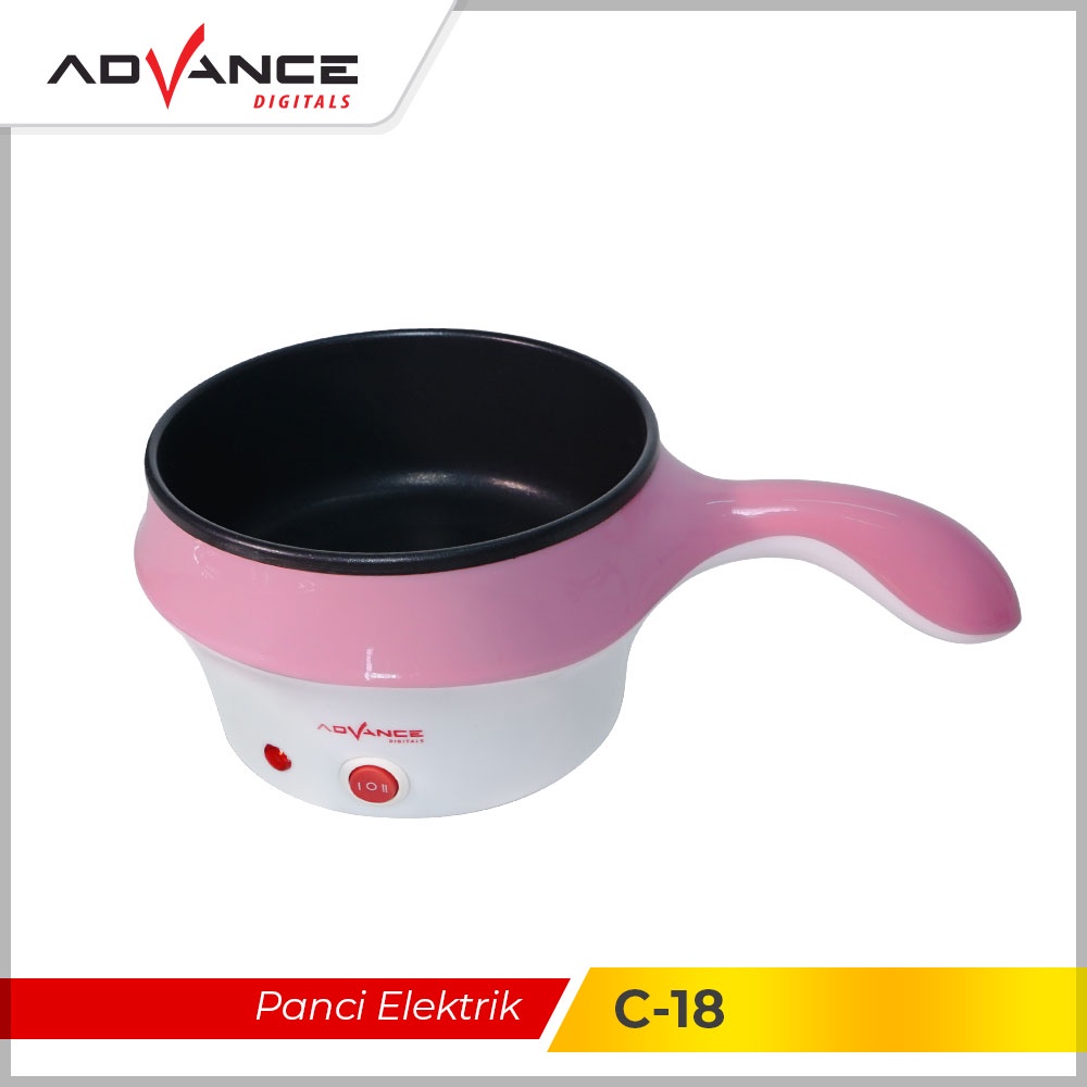 Advance Panci Listrik Multifungis C18 1.5L Warmer steamer cooker Garansi 1 Tahun