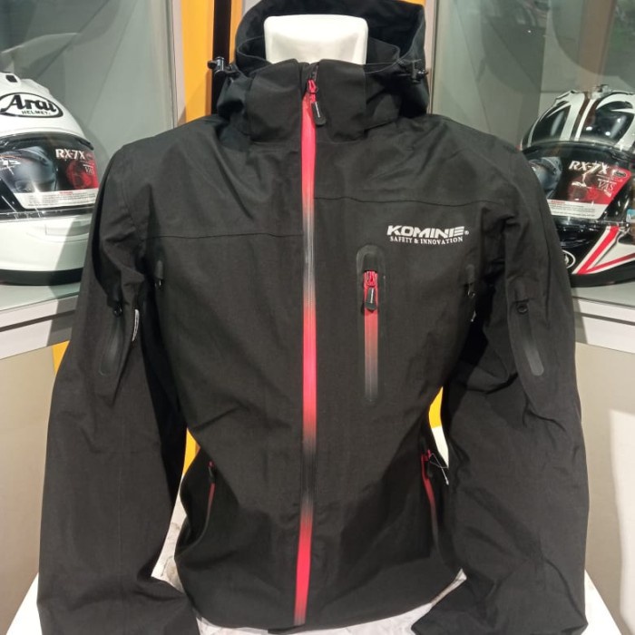 KOMINE JK-555 WP PROTECTION 3L BLACK G RED | KOMINE ORIGINAL | JK-555