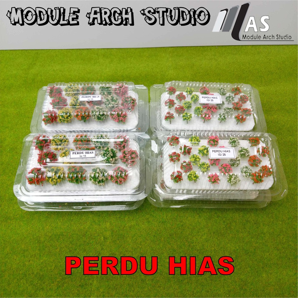 Maket Perdu Hias - Maket Pohon Bunga