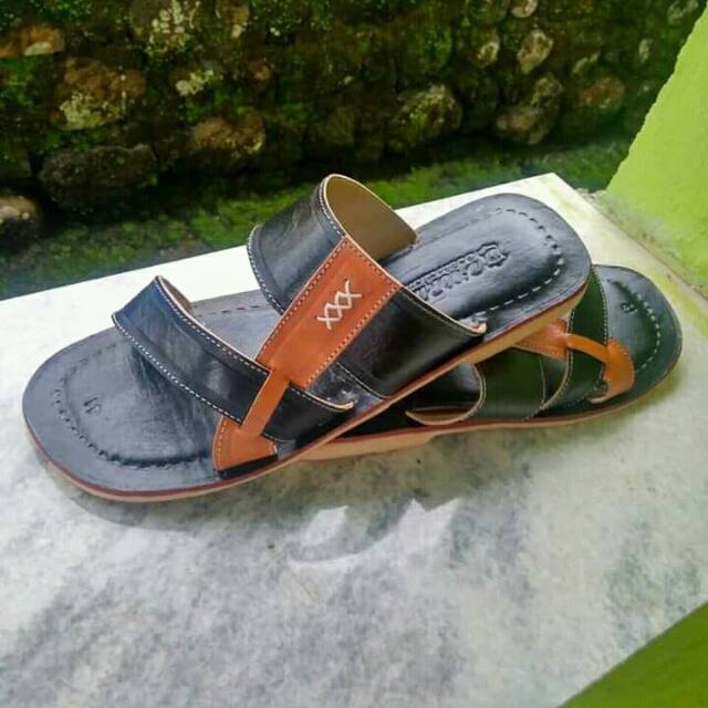 Sandal kulit pria asli Magetan