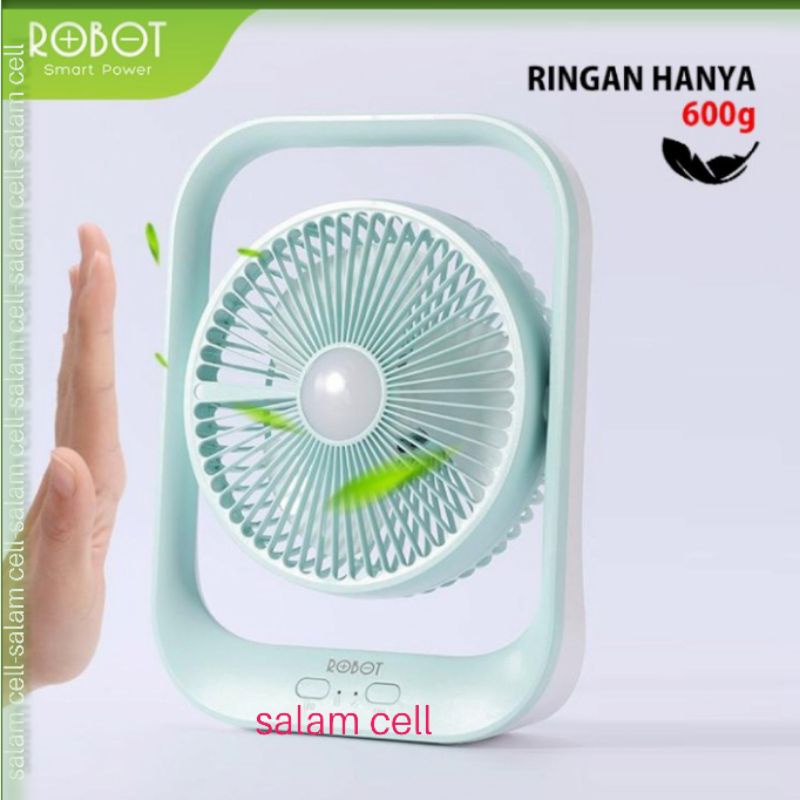 Kipas Portable ROBOT RT BF13 Baterai 4.000mAh Original Garansi Resmi