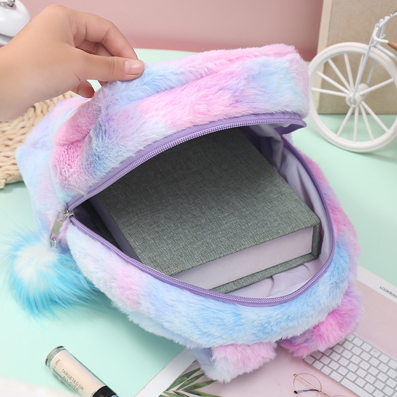 Ransel Tas Unicorn Bulu Fluffy TU018 TU049 TU050 TU060 tas selempang sekolah tk sd paud anak perempuan backpack