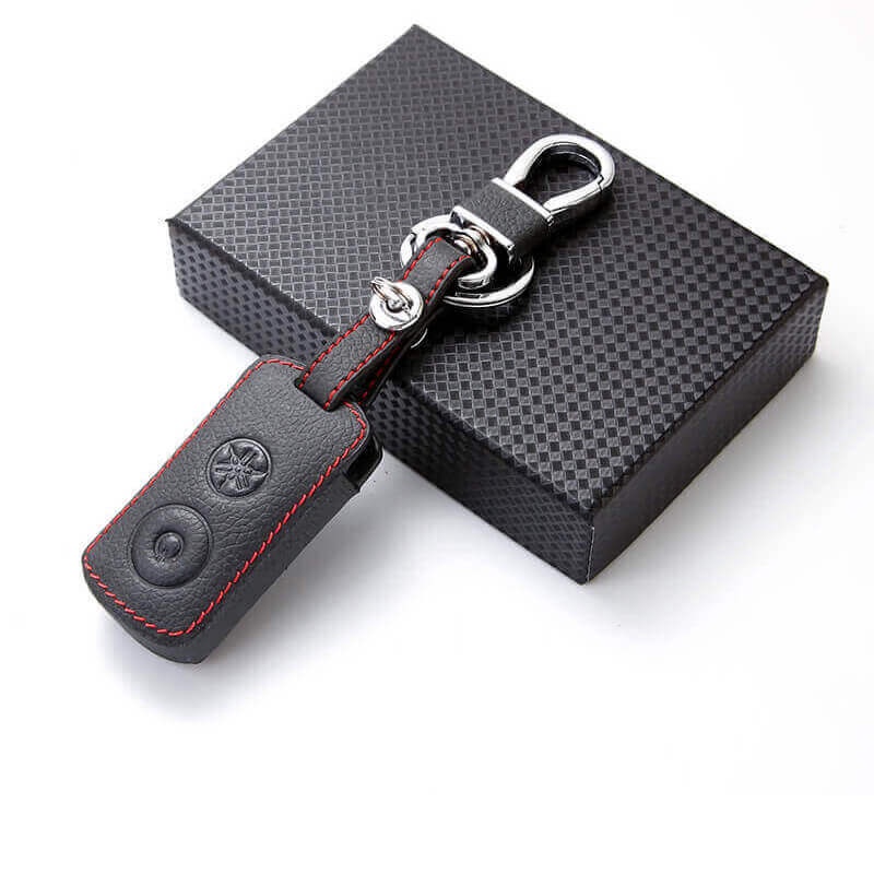 (2021)For YAMAHA NMAX 2021 Case Leather Key Cover Keychain