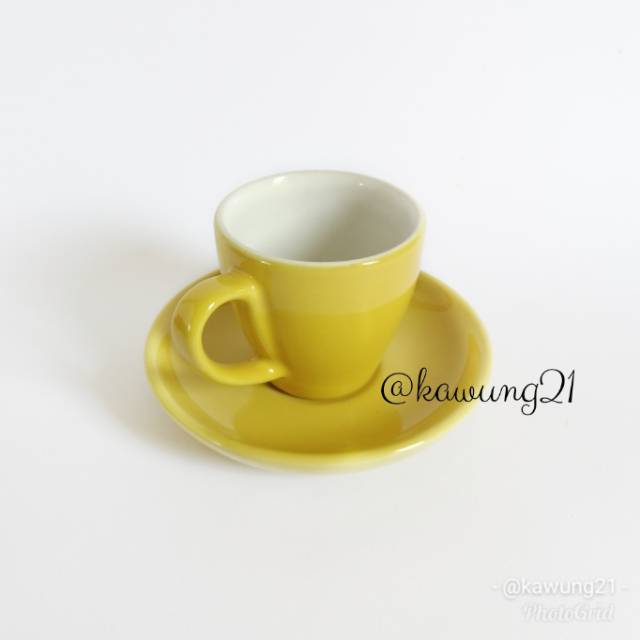 CS100 Cangkir Kopi Mini Warna Warni 100ml Espresso Cup