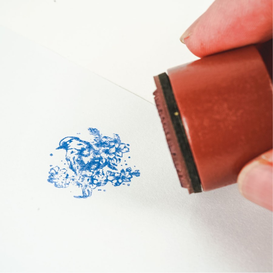 

Wooden Rubber Stamp | Stamp Kayu - Uk. 3 cm