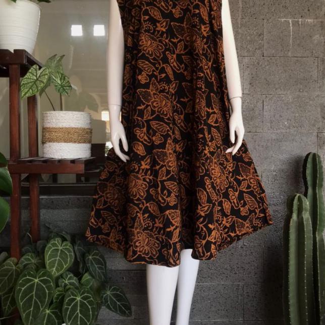 Daster Batik Gondil Tanpa Lengan TL Super Jumbo