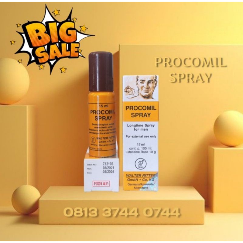 Original Procomil/Prokomill Spray Pria Asli