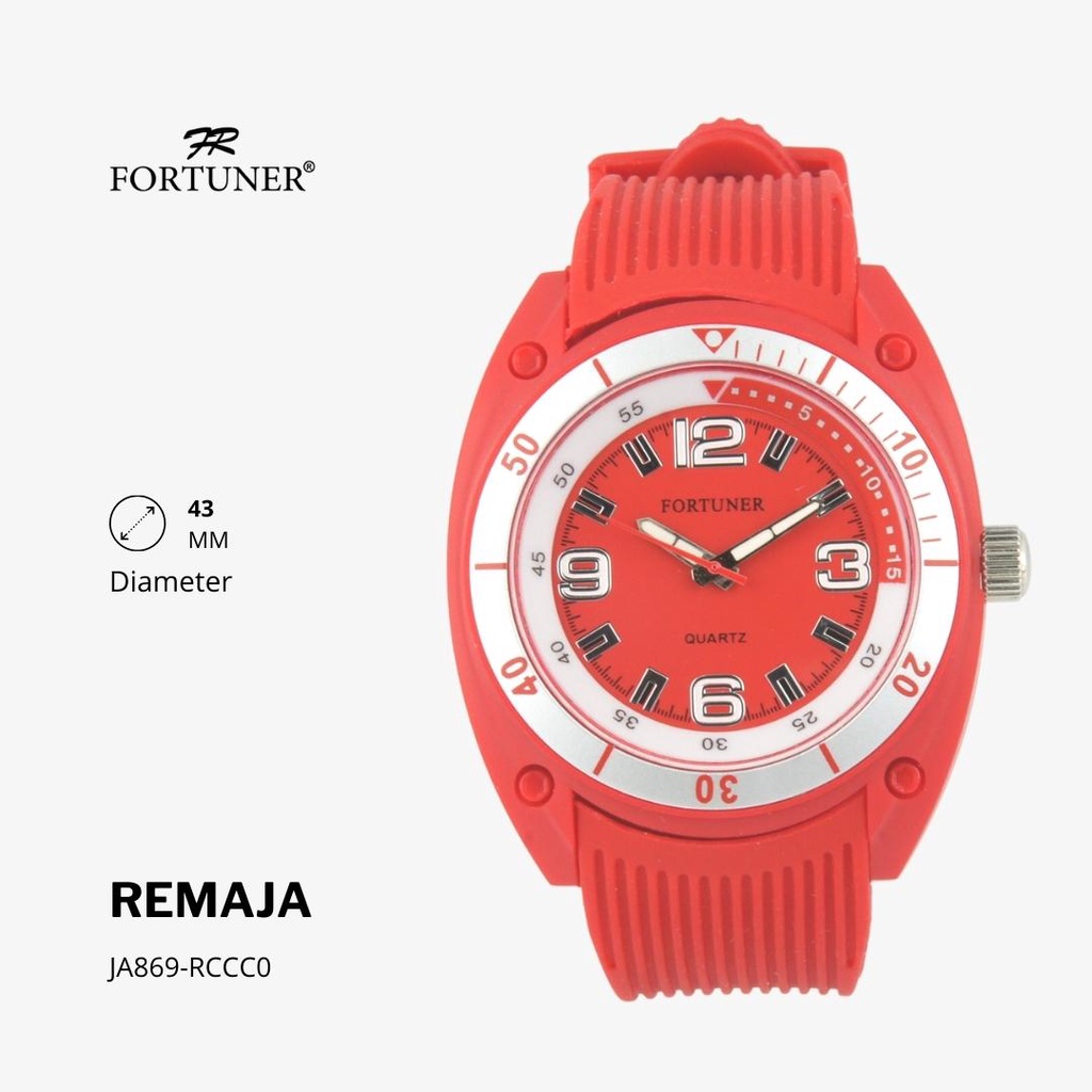 Jam Tangan Fortuner Jam Tangan Remaja Analog Water Resist Emery (W4J6) Jam Tangan Watch Jam Tangan A