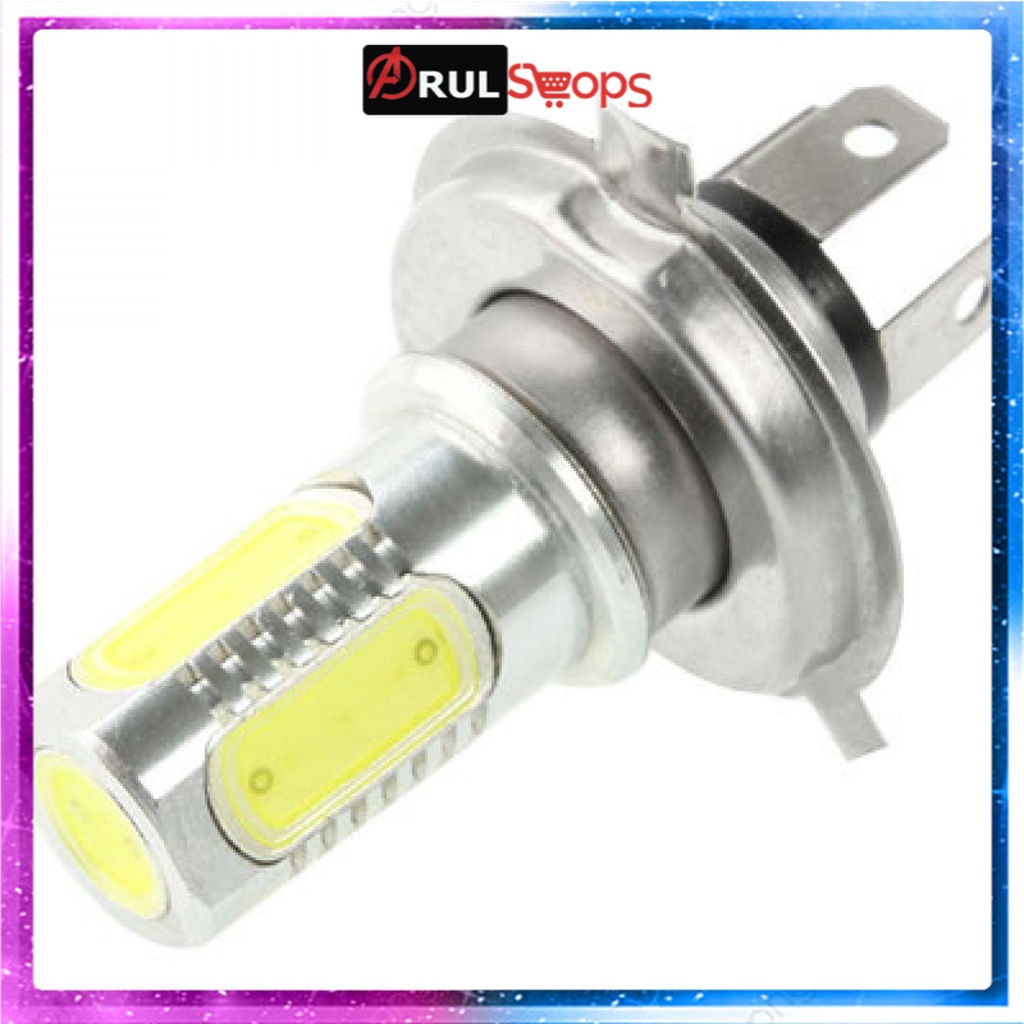 HLXG Lampu Mobil H4 White LED 7.5W 8000-8500K 1PCS - S-CMS-2396