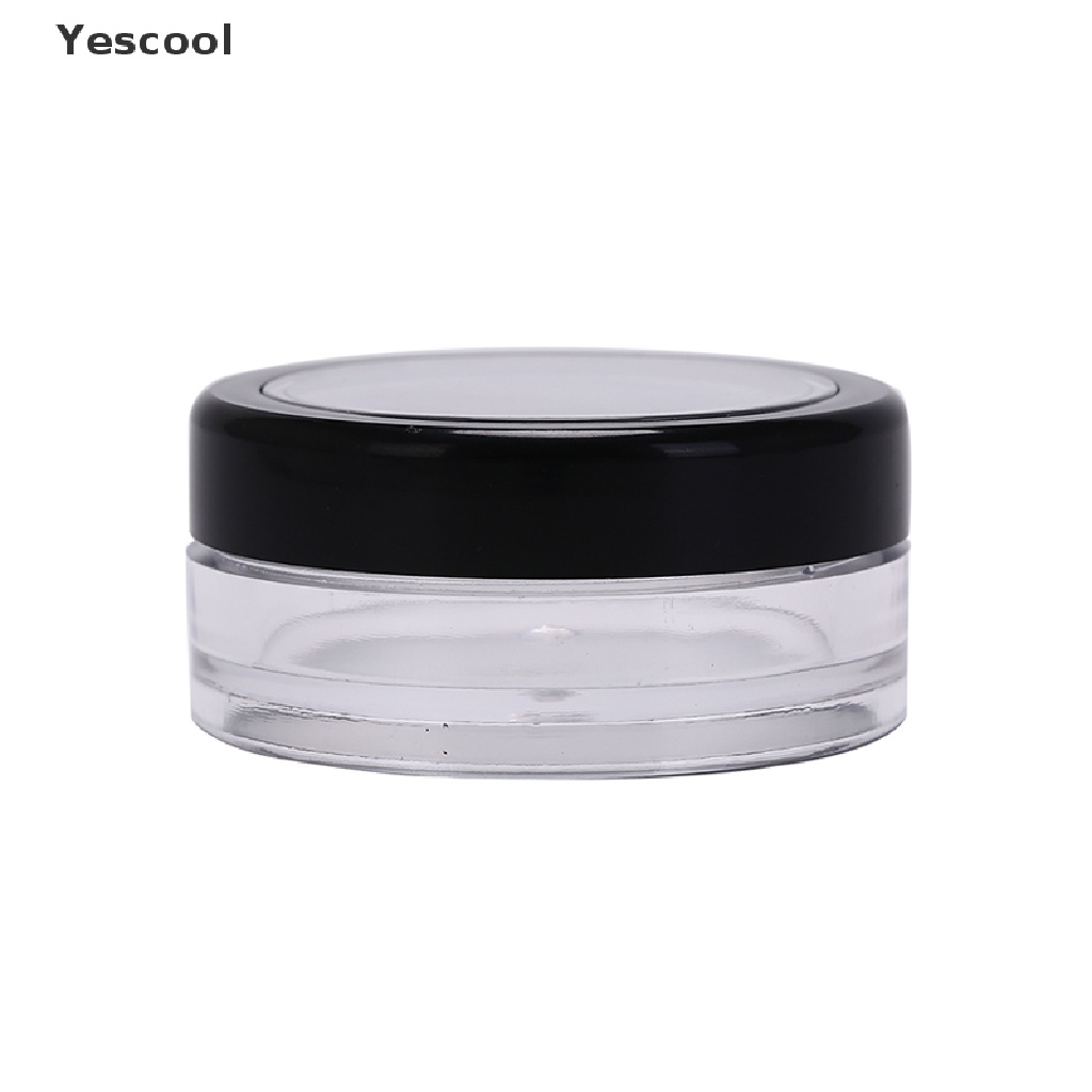 Yescool Kontainer Kosong Bahan Plastik 10g Dengan Saringan Untuk Bedak Taburkosmetikmakeup