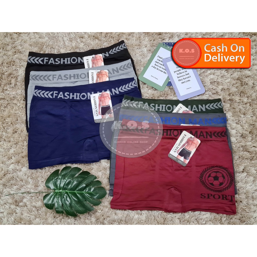 BOXER PRIA CELANA DALAM BAHAN RAJUT KUALITAS BAGUS SIZE L,XL,XXL