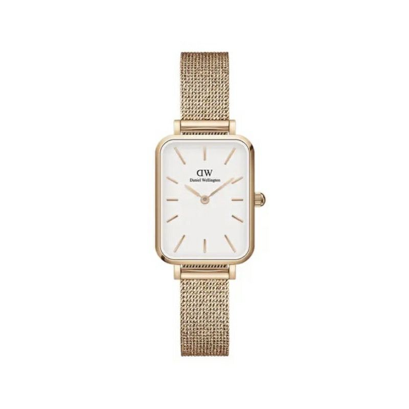 JAM TANGAN PRIA WANITA | RANTAI | KULIT | KARET | MURAH | PRIA WANITA QUADRO MELROSE PUTIH ORI
