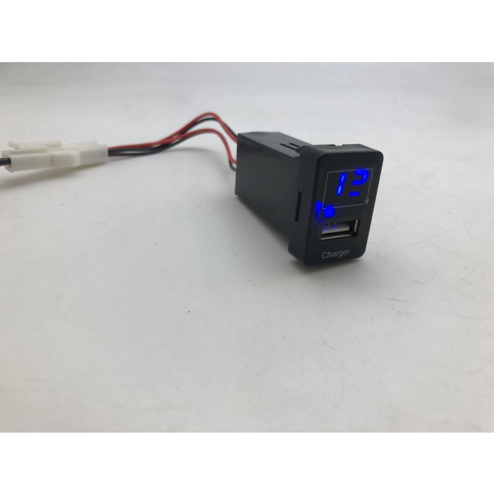 Charger USB Tanam Plus Voltmeter I Charger Usb Voltmeter Mobil S0296