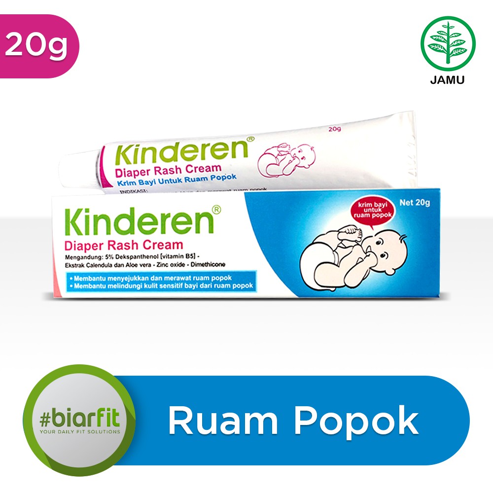 Kinderen Diaper Rash Cream Baby Krim Ruam Popok Bayi 20g